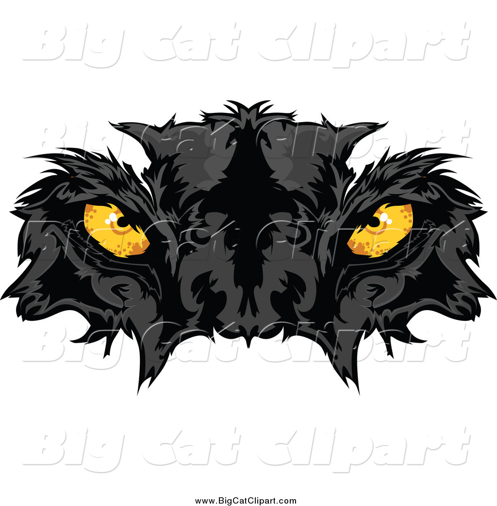 Panther Growling Black And Gold Panther Purple Panther Stalking Purple