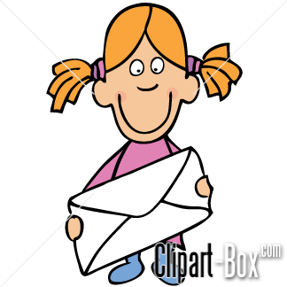 Related Letter Girl Cliparts