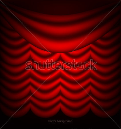 Related Pictures Red Theater Curtain And Film Stock Vector