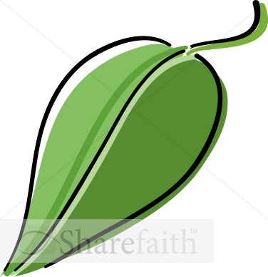 Simple Iconic Leaf   Leaf Clipart