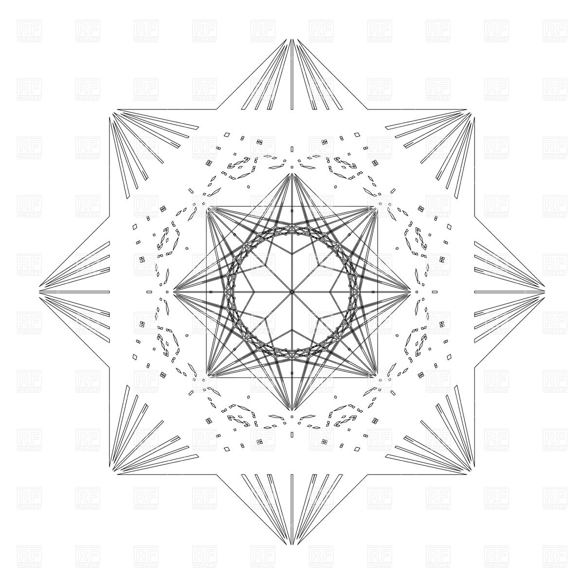 Star Shape Tile Design 9739 Design Elements Download Royalty Free    