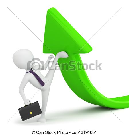 Stock Images Of 3d Small Person   Flexibility In The Business 3d Image