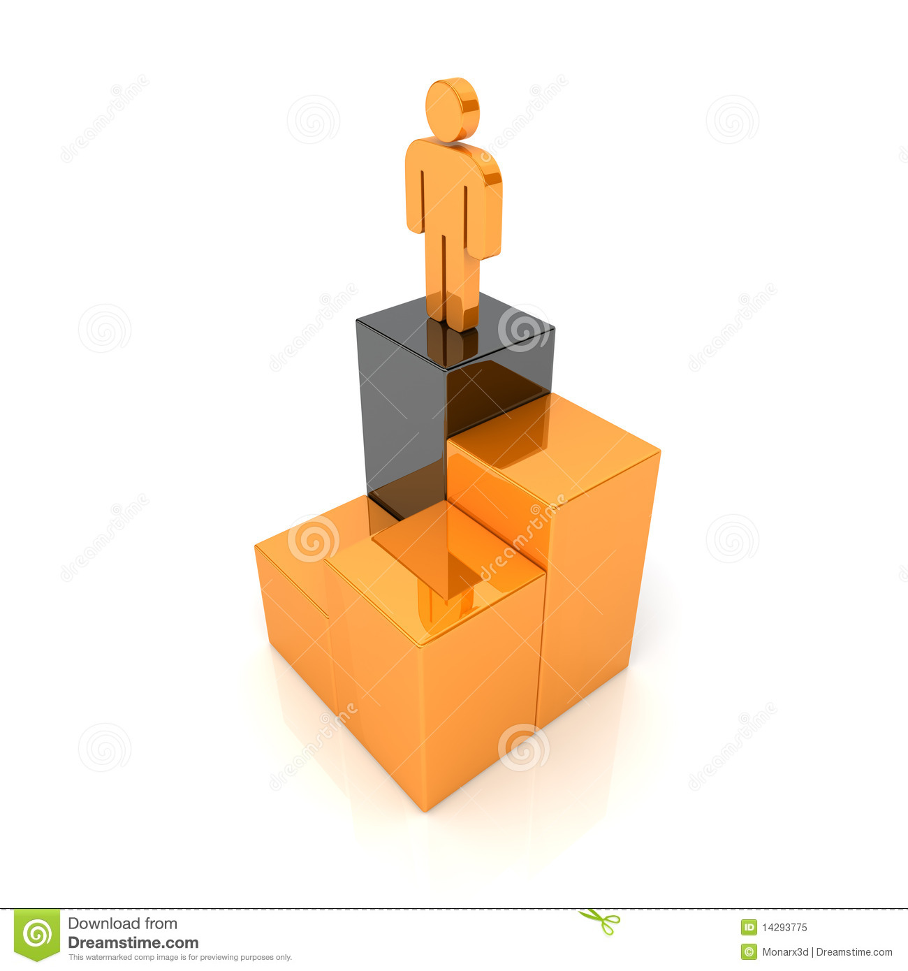 Business Guy On Steps Royalty Free Stock Photo   Image  14293775