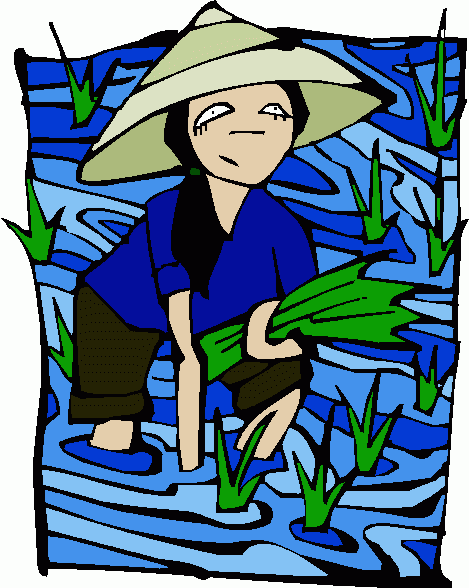 Farmer   Rice 2 Clipart   Farmer   Rice 2 Clip Art
