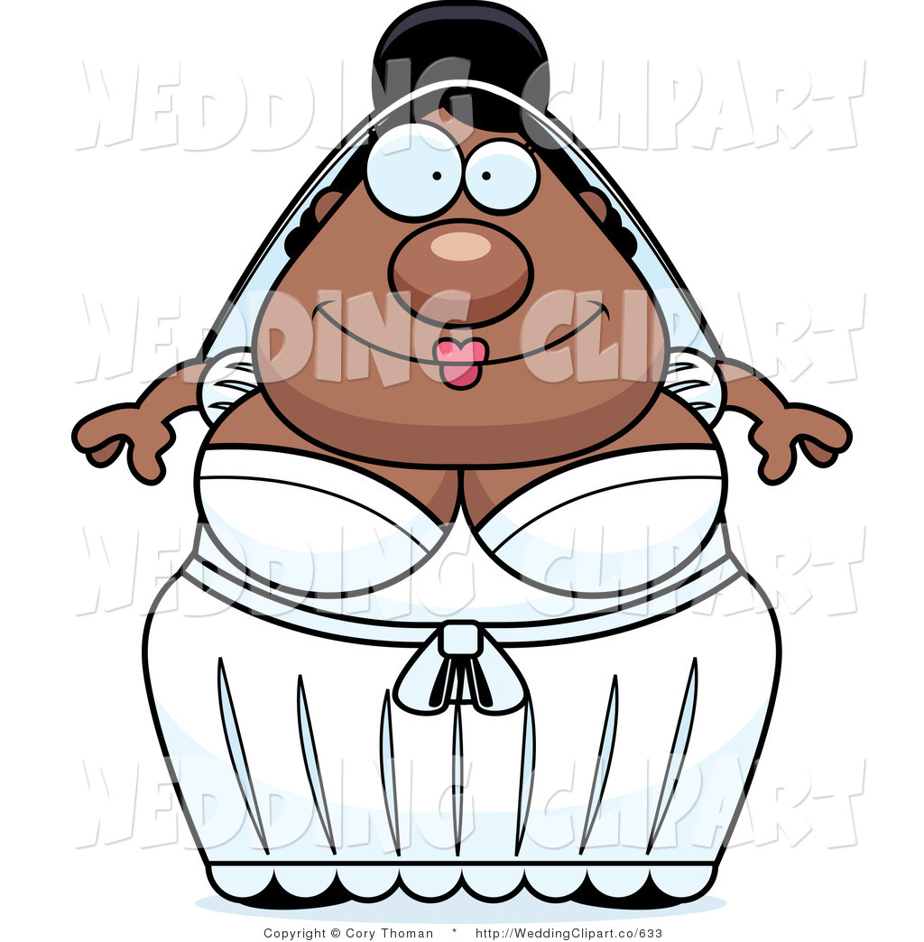 Larger Preview  Vector Cartoon Marriage Clipart Of A Wedding Pudgy    