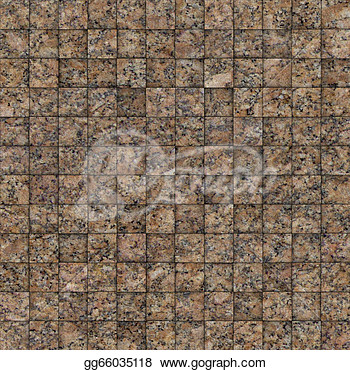 Mosaic Tile Speckled Orange Wall Floor  Clipart Gg66035118
