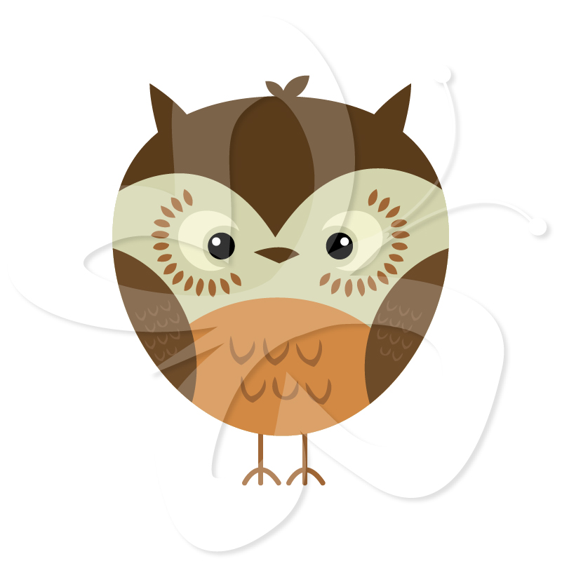 Owl Tree   Creative Clipart Collection