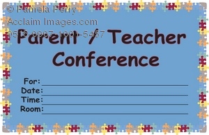 Parent Teacher Conference Note Clipart   Parent Teacher Conference