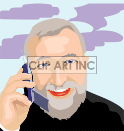Ringing Cell Phone Clip Art