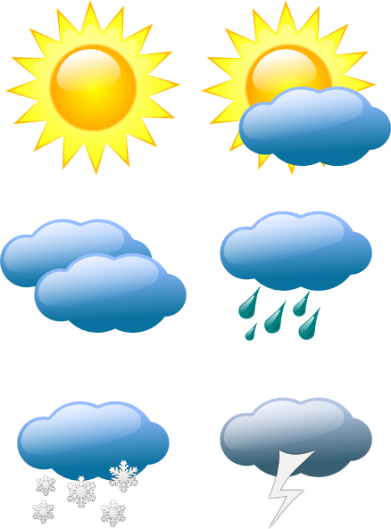 Weather Symbols Clip Art At Clker Com   Vector Clip Art Online