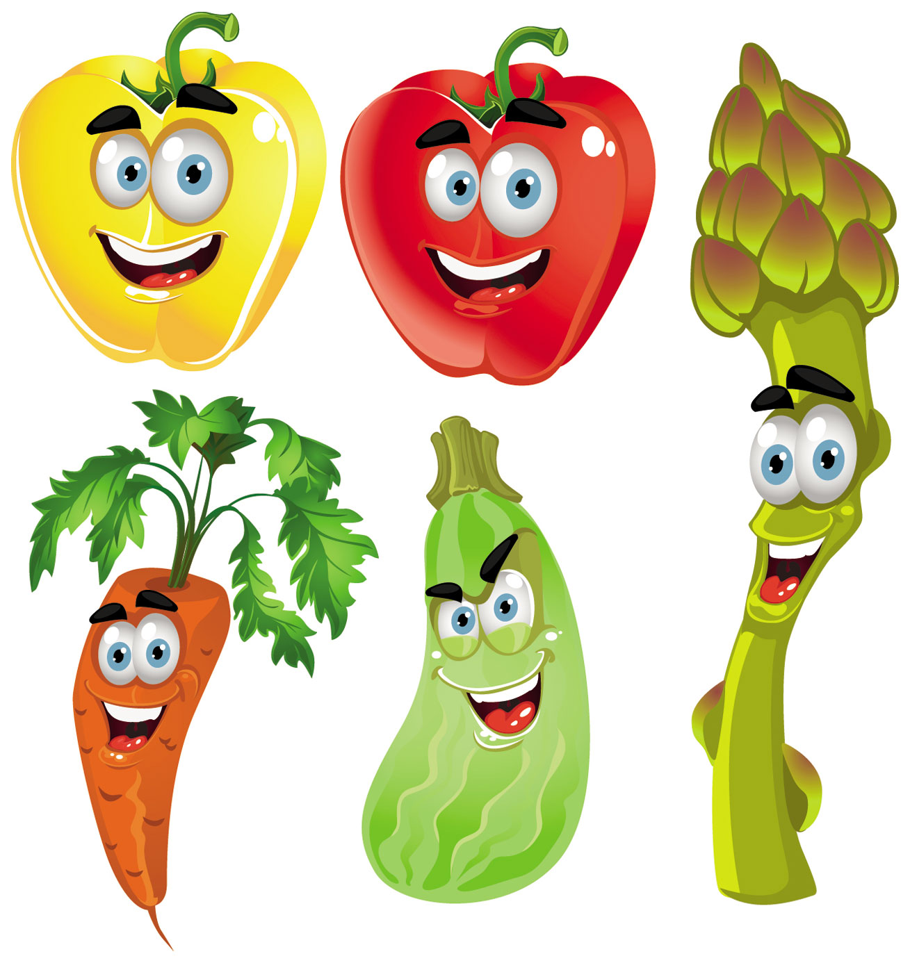 10 Cartoon Fruits And Vegetables   Free Cliparts That You Can Download    