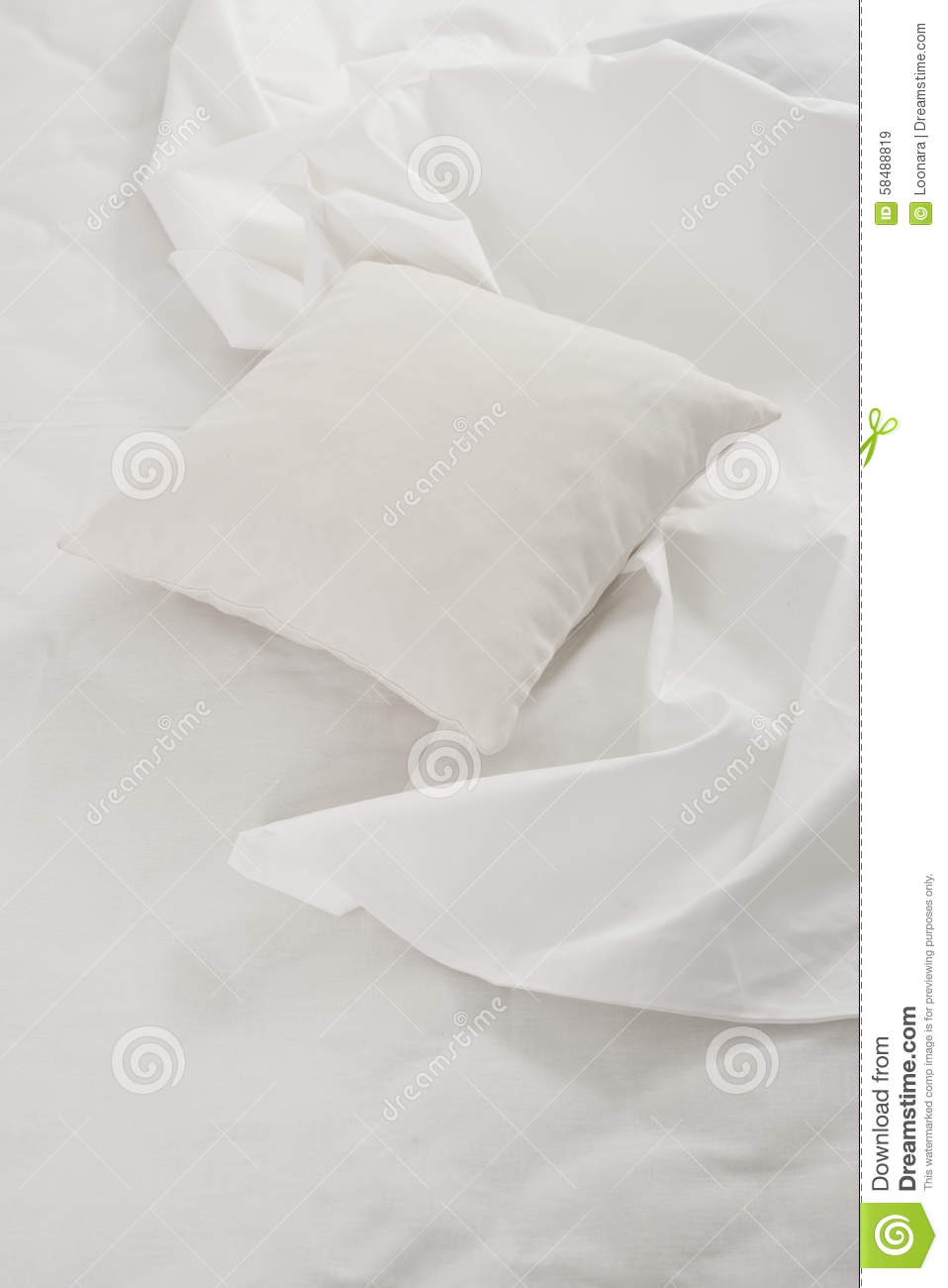 And Crumpled Sheets White Linen Cloth White Abstract Background