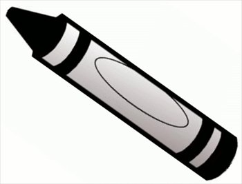 Black Crayon Clip Art Crayon Black