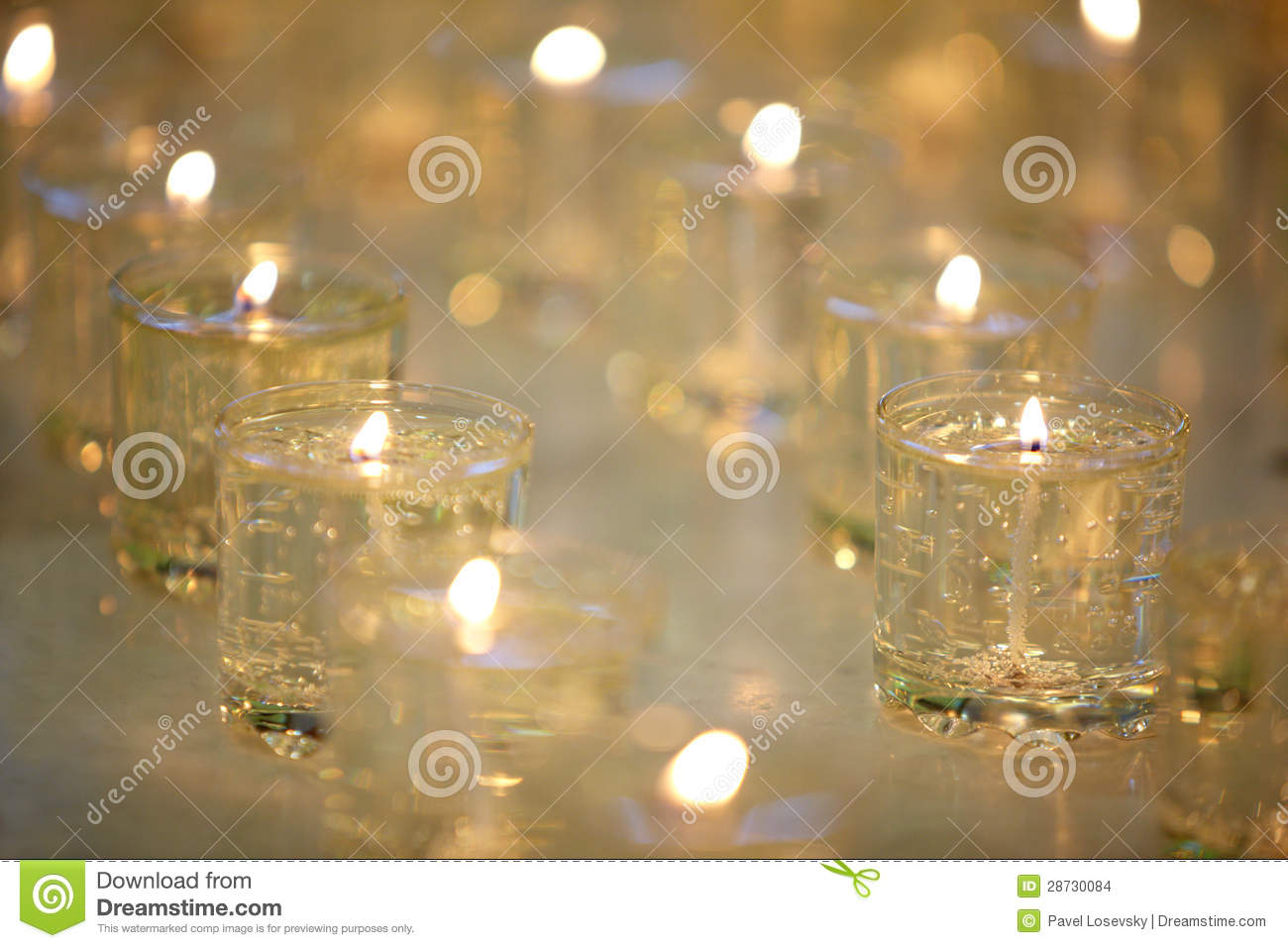 Burning Memorial Candles Stock Images   Image  28730084