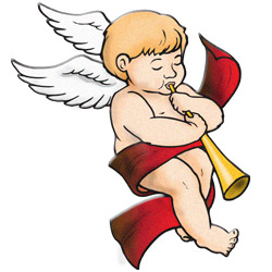 Christmas Clipart Angels Vintage