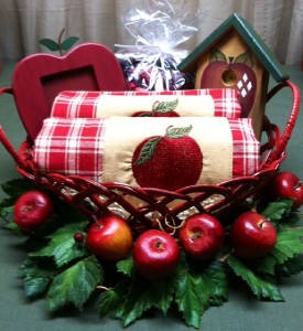 Details About Country Apple Kitchen Towel Home Decor Gift Basket