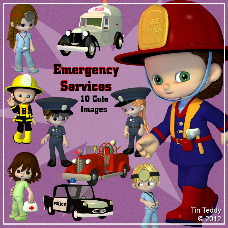 Emergency Services Digital Clip Art 10 Clipart By Tinteddy