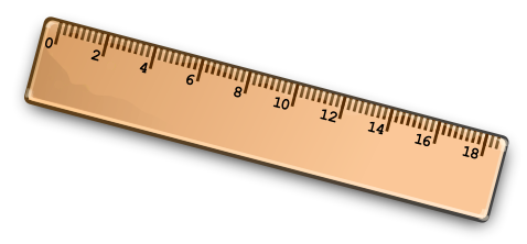 Free Clipart Of Ruler Clipart Picture Of A School Ruler Used Sometimes