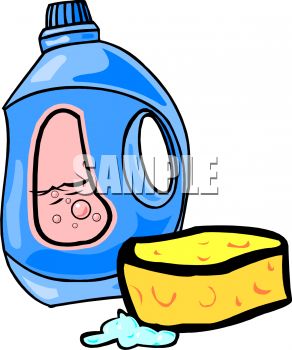 Laundry Clipart 0511 0901 0516 2149 Laundry Soap And A Sponge Clipart
