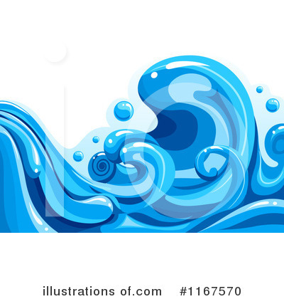 Ocean Splash Clipart Waves Clipart Illustration