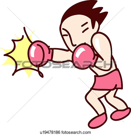 Punching Boxing Glove Glove Sports View Large Clip Art Graphic
