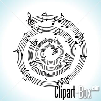 Related Music Spiral Cliparts