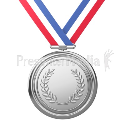 Silver Medal Clipart Silver Medal Award Second