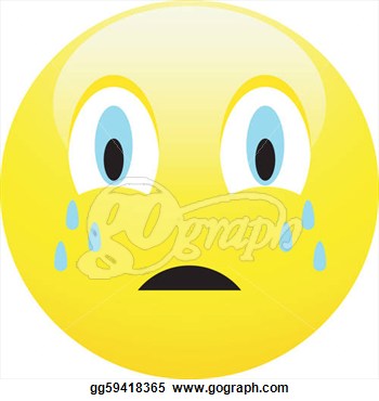 Stock Illustration   Sad Emoticon  Clipart Gg59418365