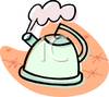 Tea Pot Steam Clip Art A Steaming Tea Kettle
