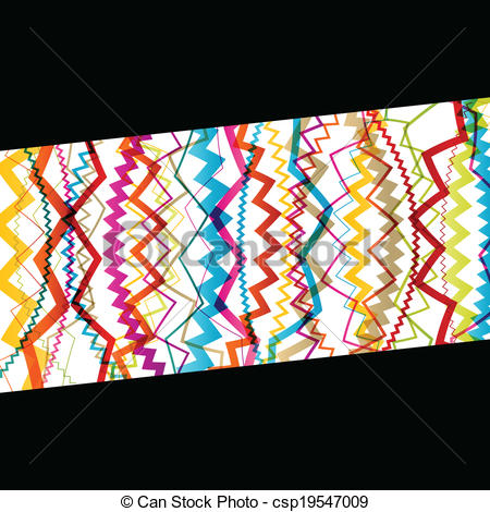 Vector Clipart Of Party Color Spiral Ribbon Lines Abstract Background