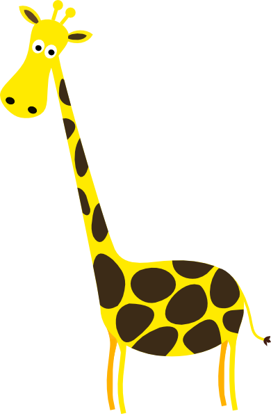 Cartoon Giraffe Clip Art At Clker Com   Vector Clip Art Online