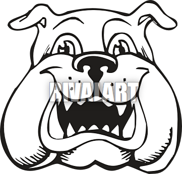Cute Bulldog Mascot Clipartchild Of Artemis