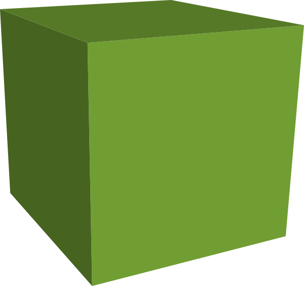 Green Cube Clip Art At Clker Com   Vector Clip Art Online Royalty