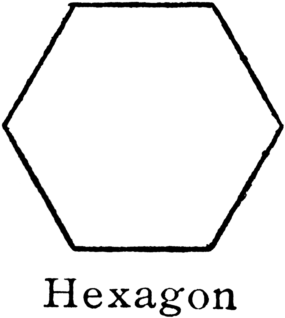 Hexagon   Clipart Etc