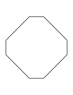 Irregular Convex Octagon   Clipart Etc