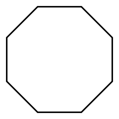 Octagon 8 Sides    Education Geometry Octagon 8 Sides Png Html