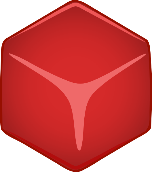 Red 3d Cube Clip Art At Clker Com   Vector Clip Art Online Royalty