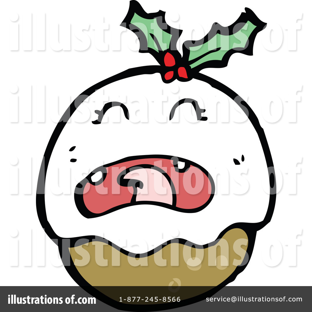 Royalty Free  Rf  Christmas Pudding Clipart Illustration  1117510 By