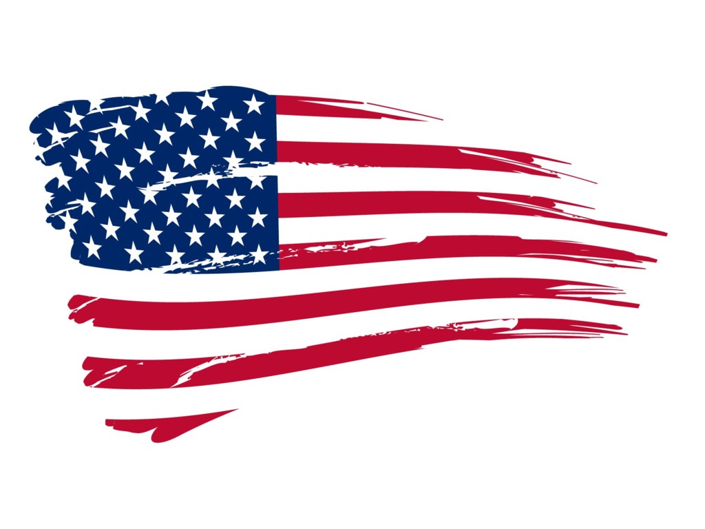 United States Of America The Map And The Flag   Clipart Best