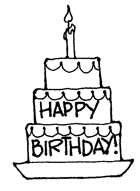 13 Black And White Birthday Clip Art   Free Cliparts That You Can