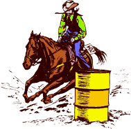 Barrel Racing Clip Art   Group Picture Image By Tag   Keywordpictures