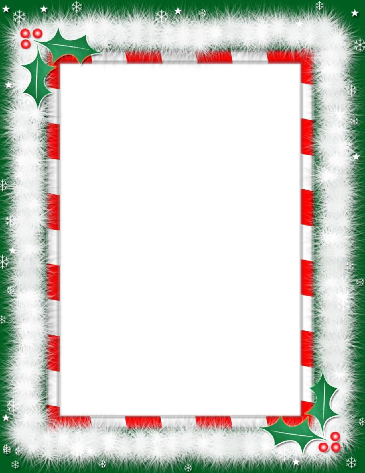 Christmas Border Template