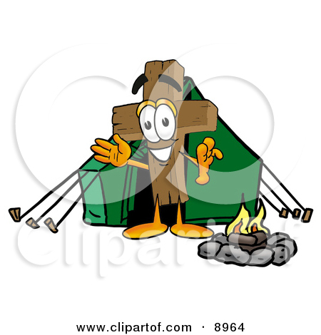 Funny Camping Clipart Clipart Picture Of A Wooden