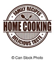 Home Cooking Stamp   Home Cooking Grunge Rubber Stamp On