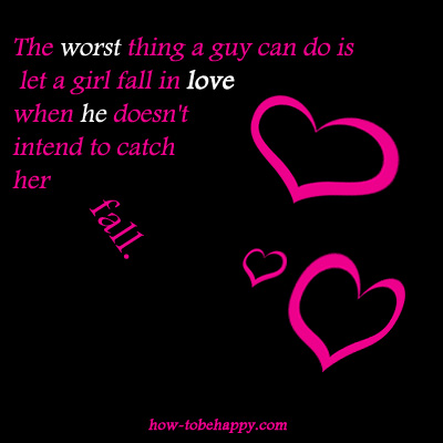 Is Let A Girl Fall In Love When He Doesn T Intend To Catch Her Fall