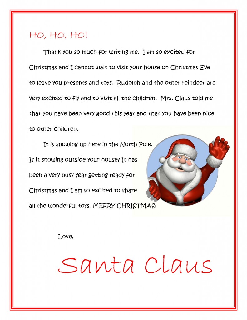 Letter To Santa   Allaboutmanners