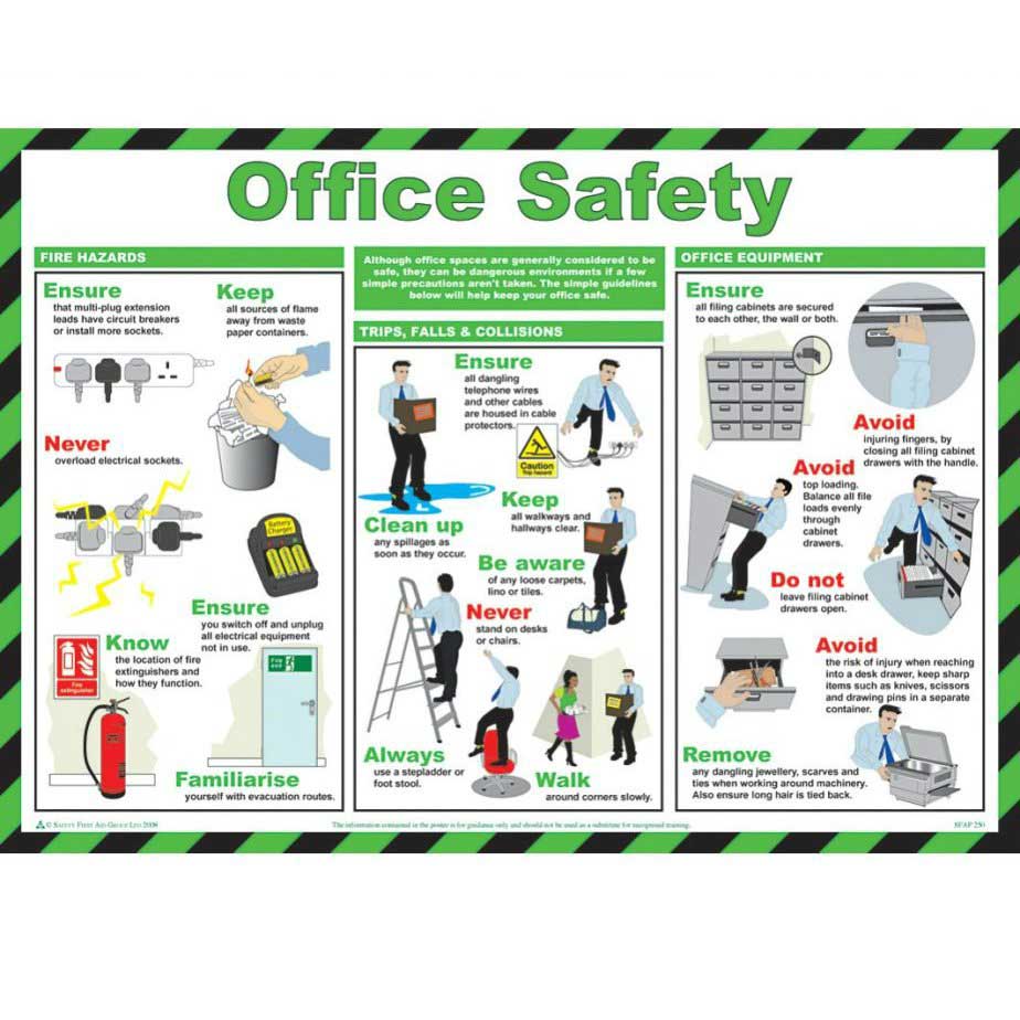 Office Safety Poster   Ese Direct