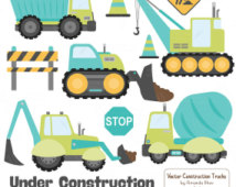 Popular Items For Cement Mixer Clipart On Etsy