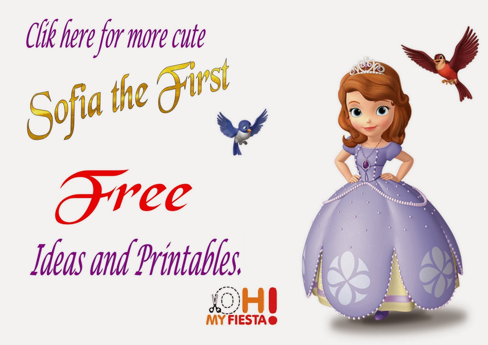 Princess Sofia The First Party Invitations Free Printables    Oh My    
