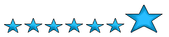 Public Domain Stars   Blue Star Dividers   Stars